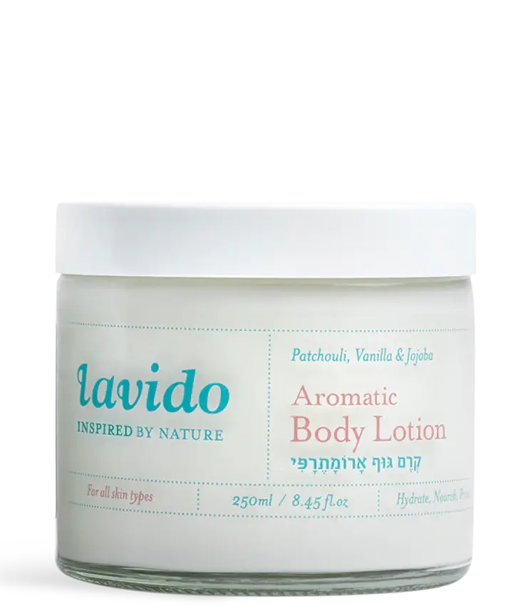 Lavido PATCHOULI VANILLA & JOJOBA AROMATIC BODY LOTION, 8.45 OZ