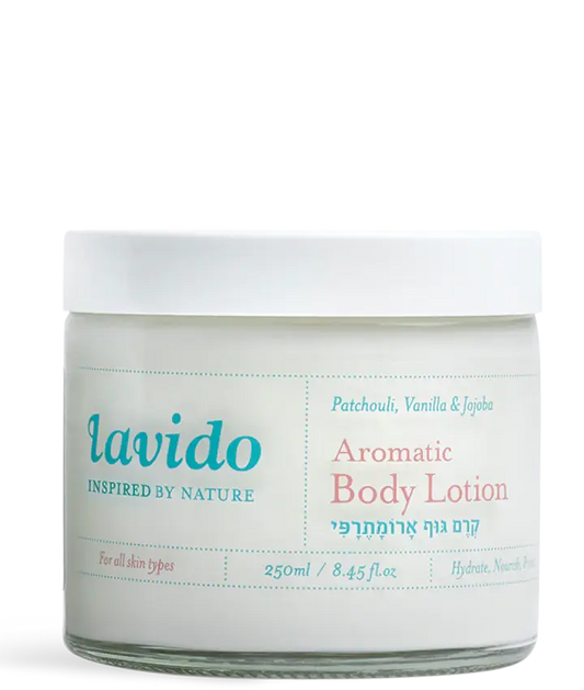 Lavido PATCHOULI  VANILLA & JOJOBA AROMATIC BODY LOTION, 8.45 OZ