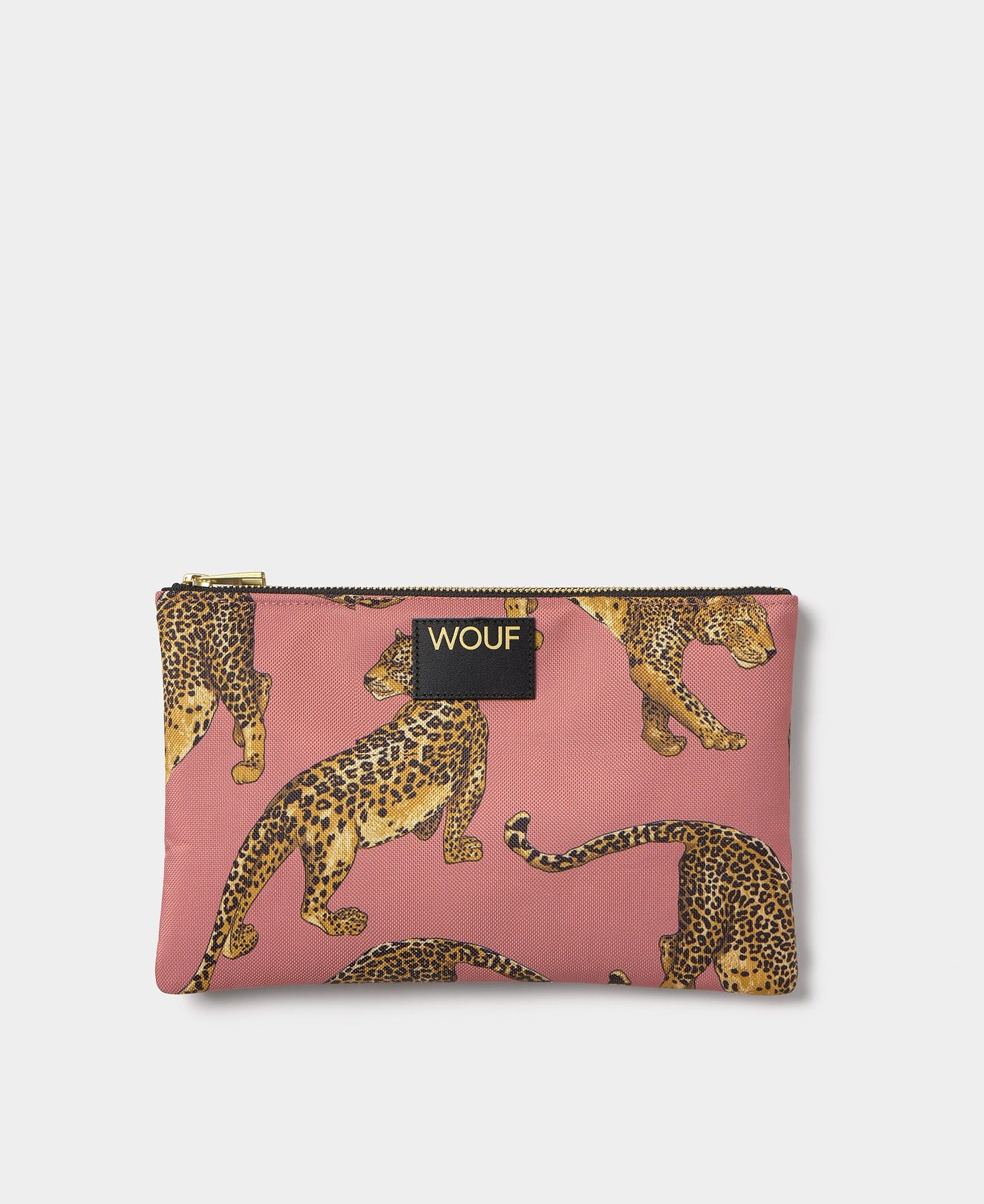 Wouf Blush Leopard Pouch
