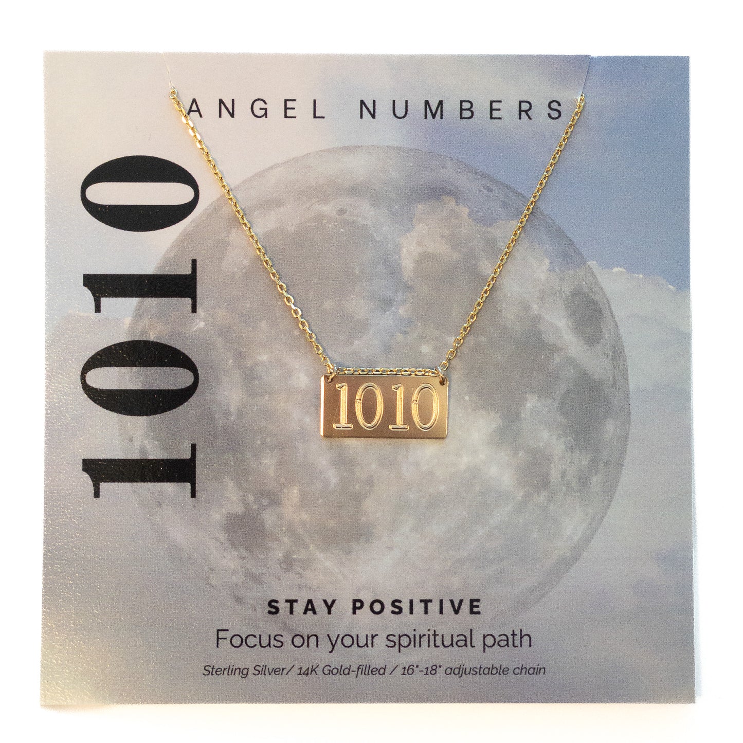 Lotus Jewelry Studio Silver Angel Number 1010 16” Necklace