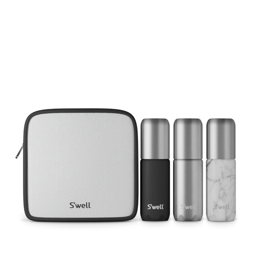 Swell Travel Bottle Set Onyx