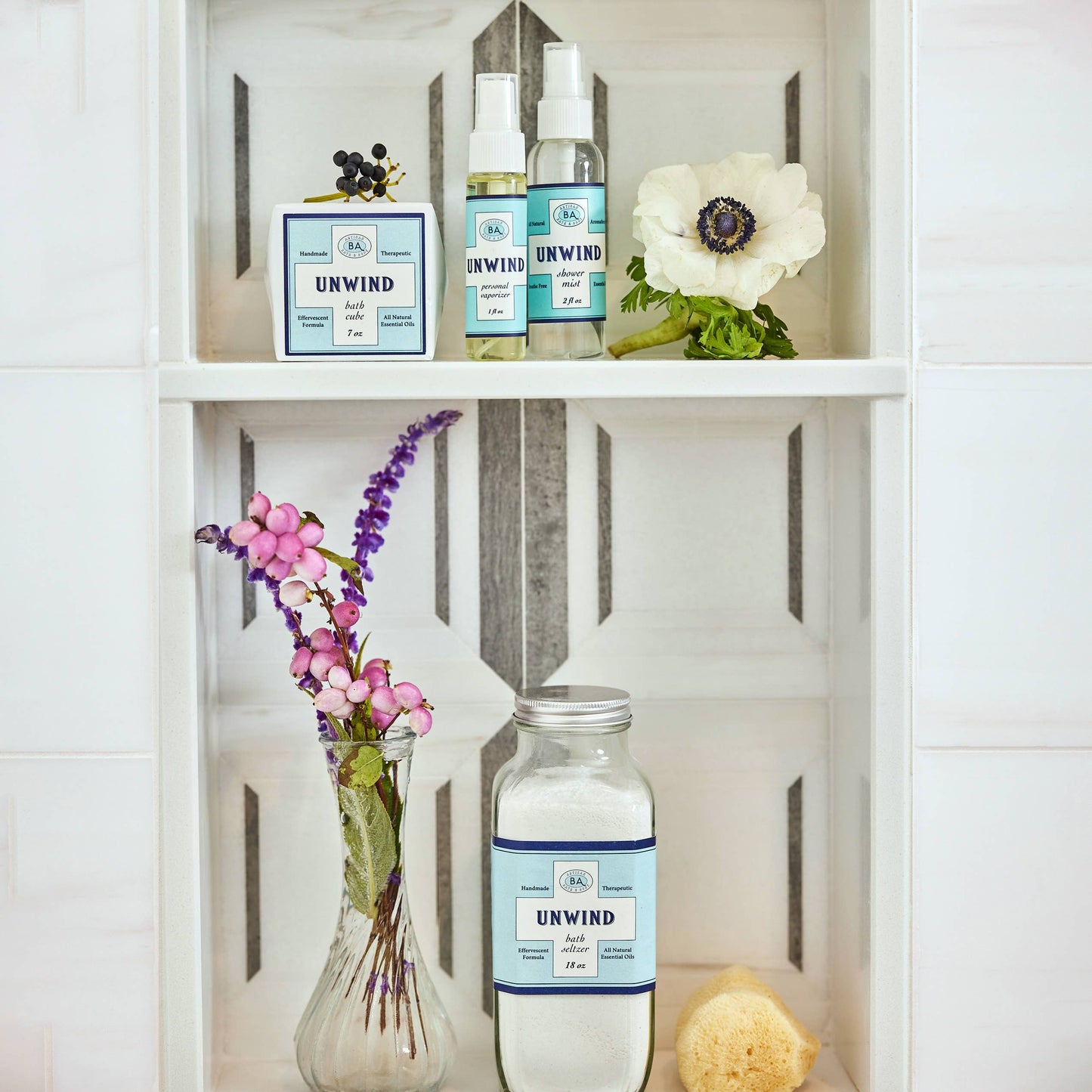 Unwind Effervescent Cube 7oz