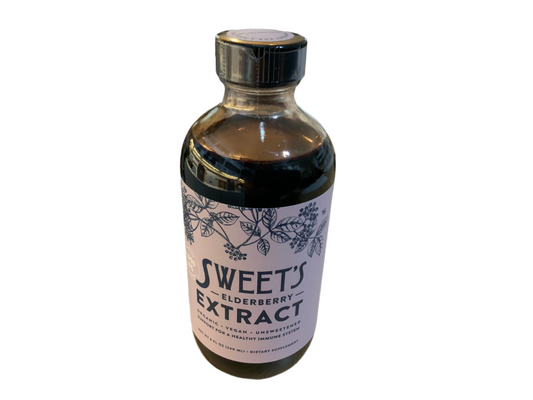 Sweet’s Elderberry Unsweetened  Extract  8 oz
