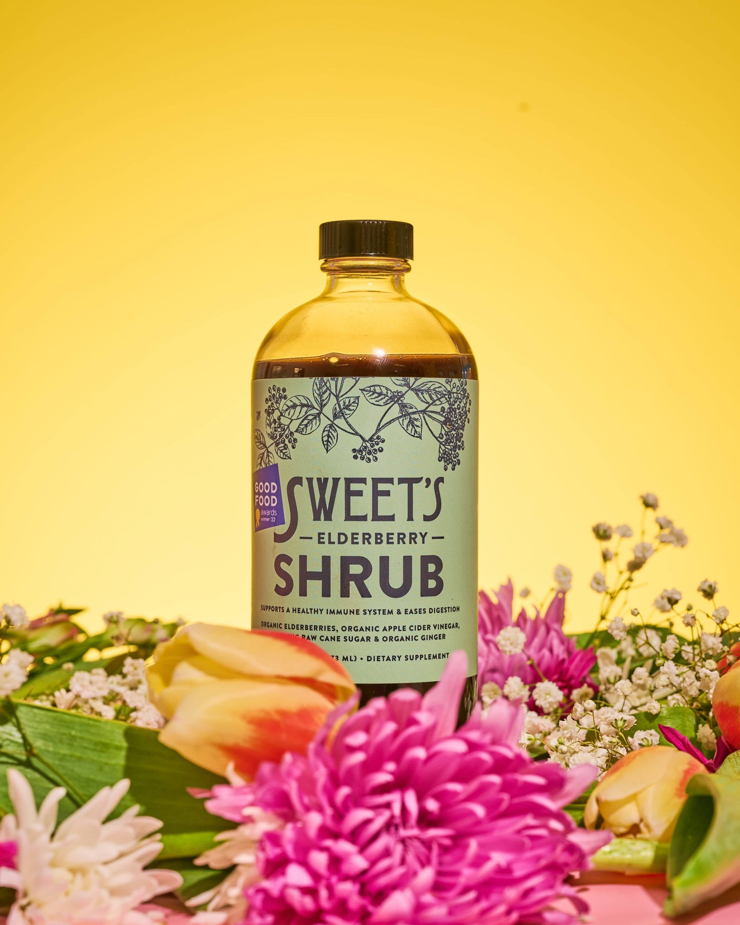 Sweet’s Elderberry Shrub - 16 oz - Immune/Gut Health + Drink Mixer
