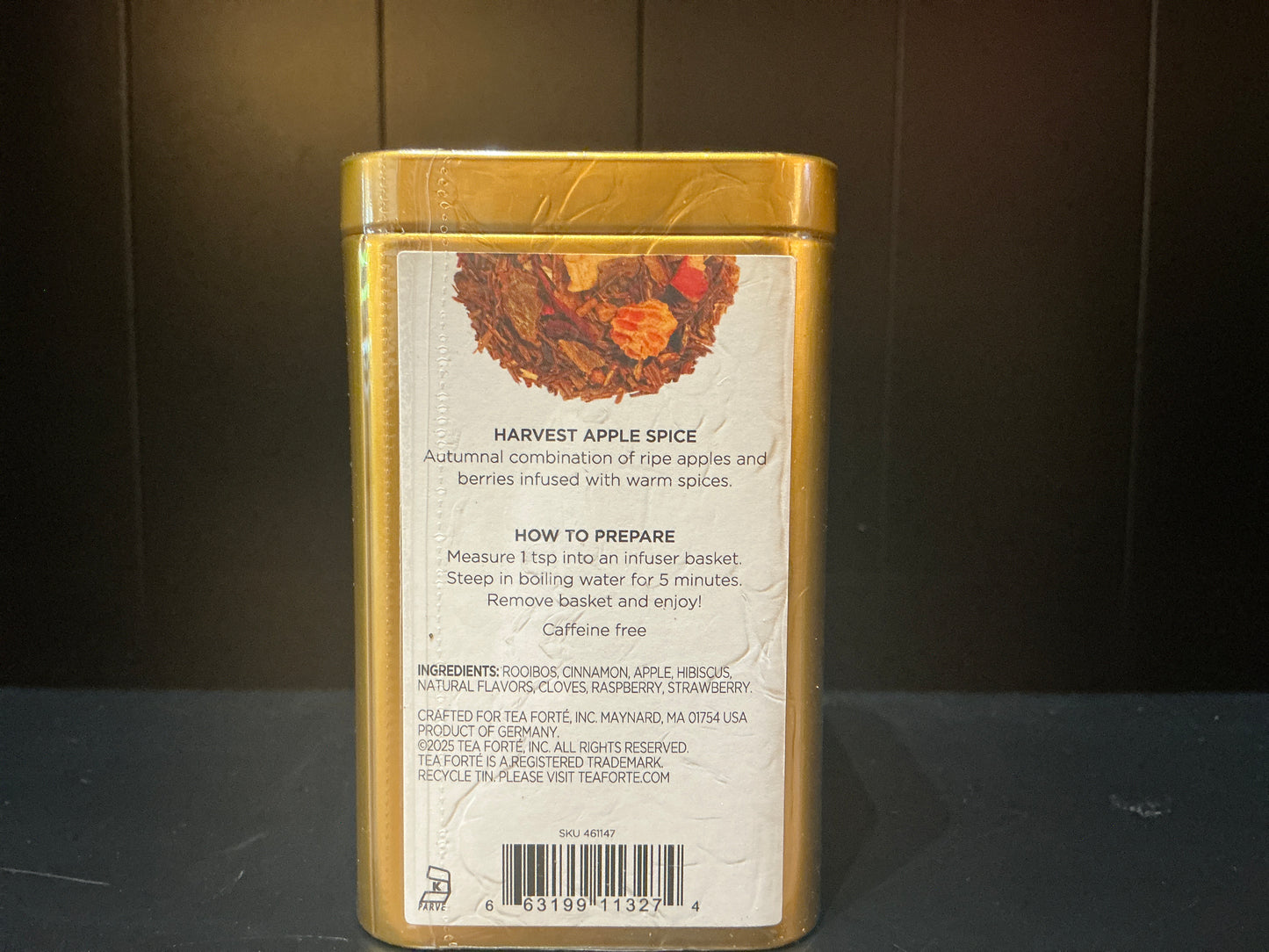 Tea Forte Harvest Apple Spice Herbal Loose Tea
