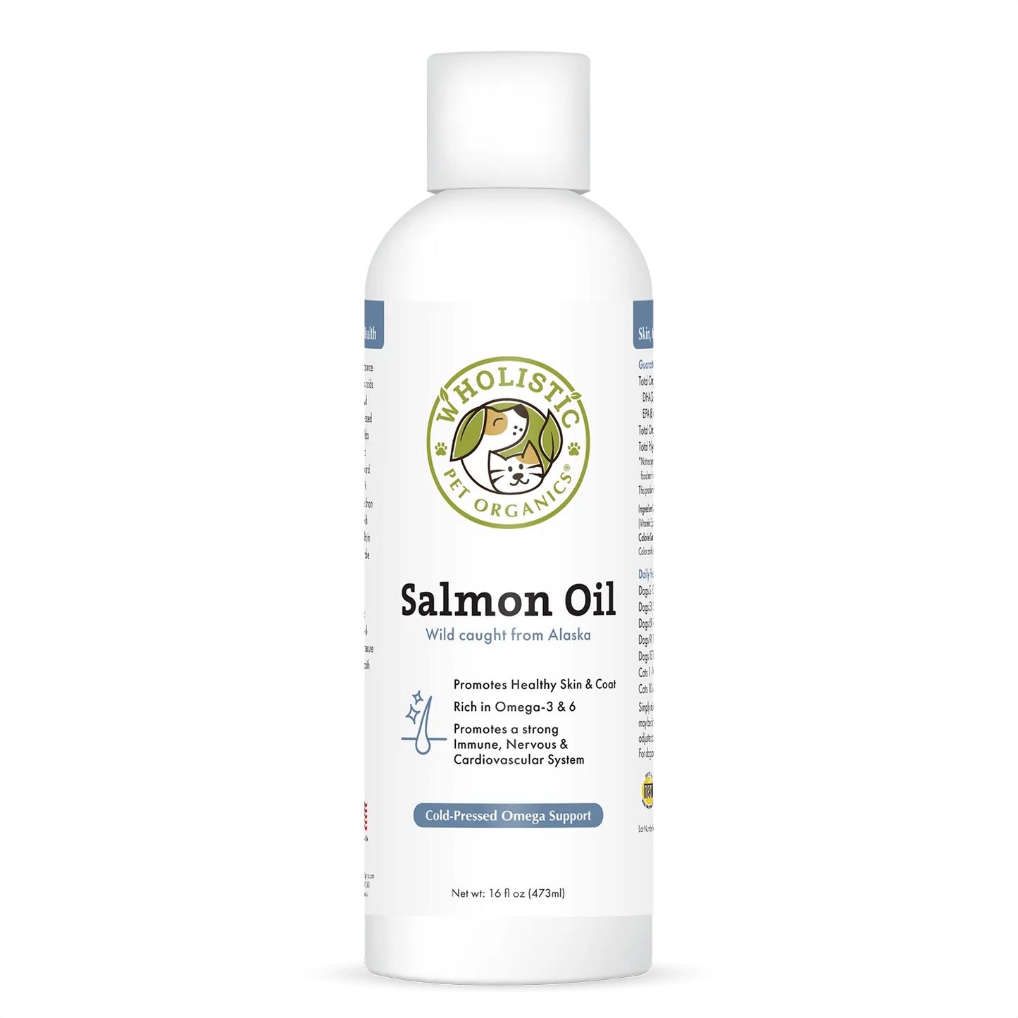 Wholistic Pet Organics Wild Salmon Oil 16oz