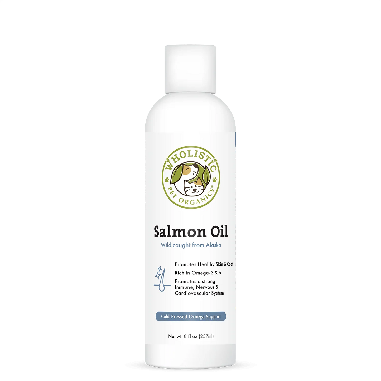 Wholistic Pet Organics Wild Salmon Oil 8oz