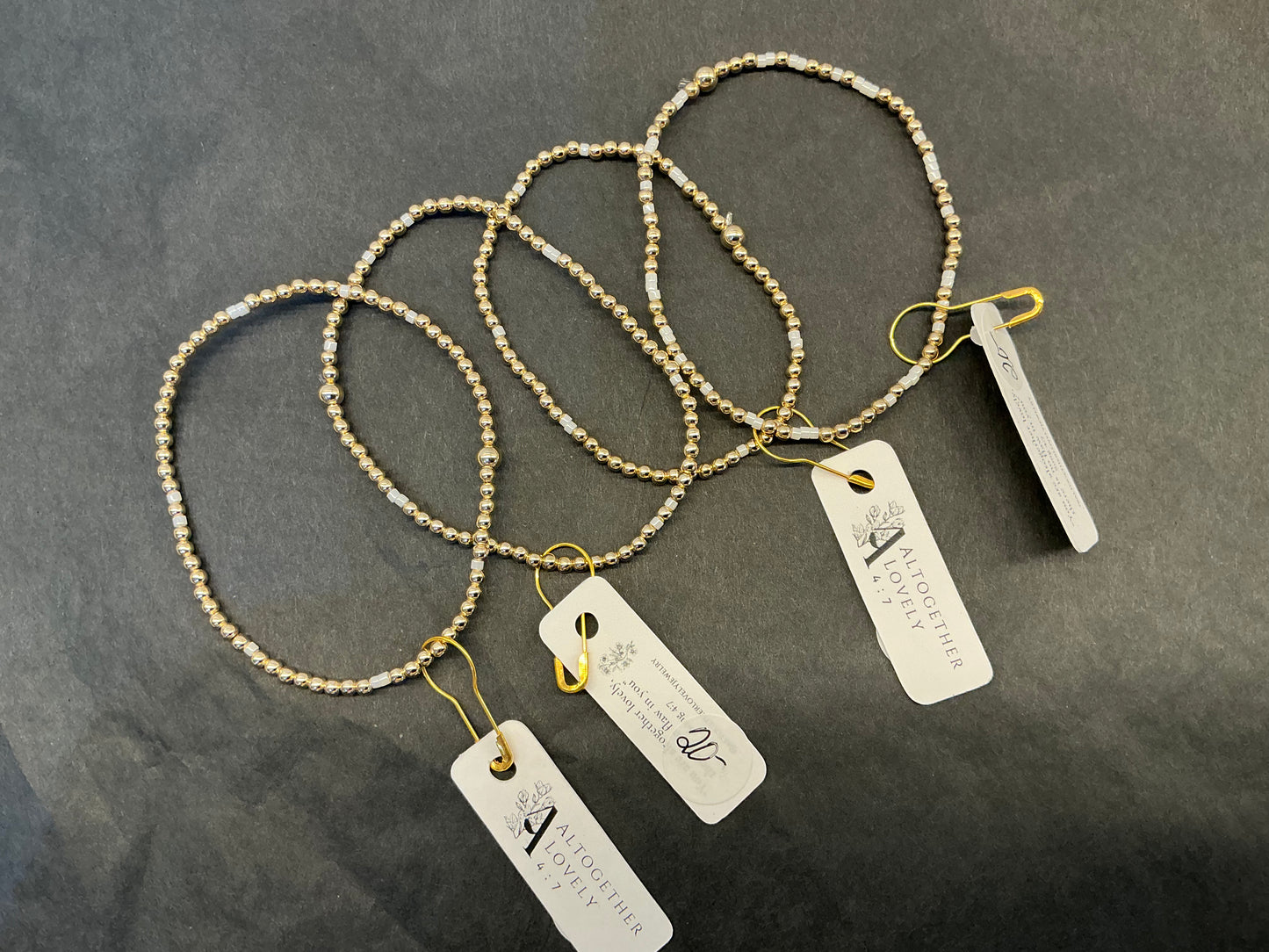 Altogether Lovely Gold Bead Bracelet