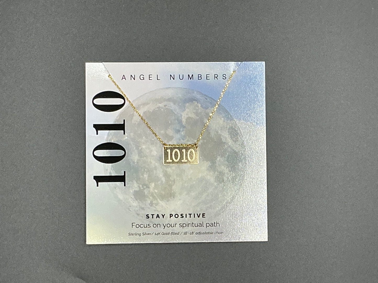 Lotus Jewelry Studio Gold Angel Number 1010 16” Necklace