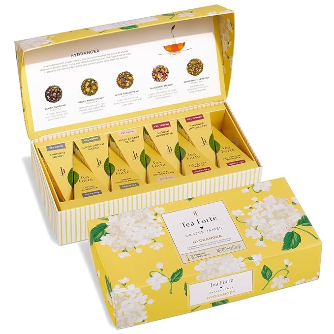 Tea Forte Petite Presentation Box Hydrangea