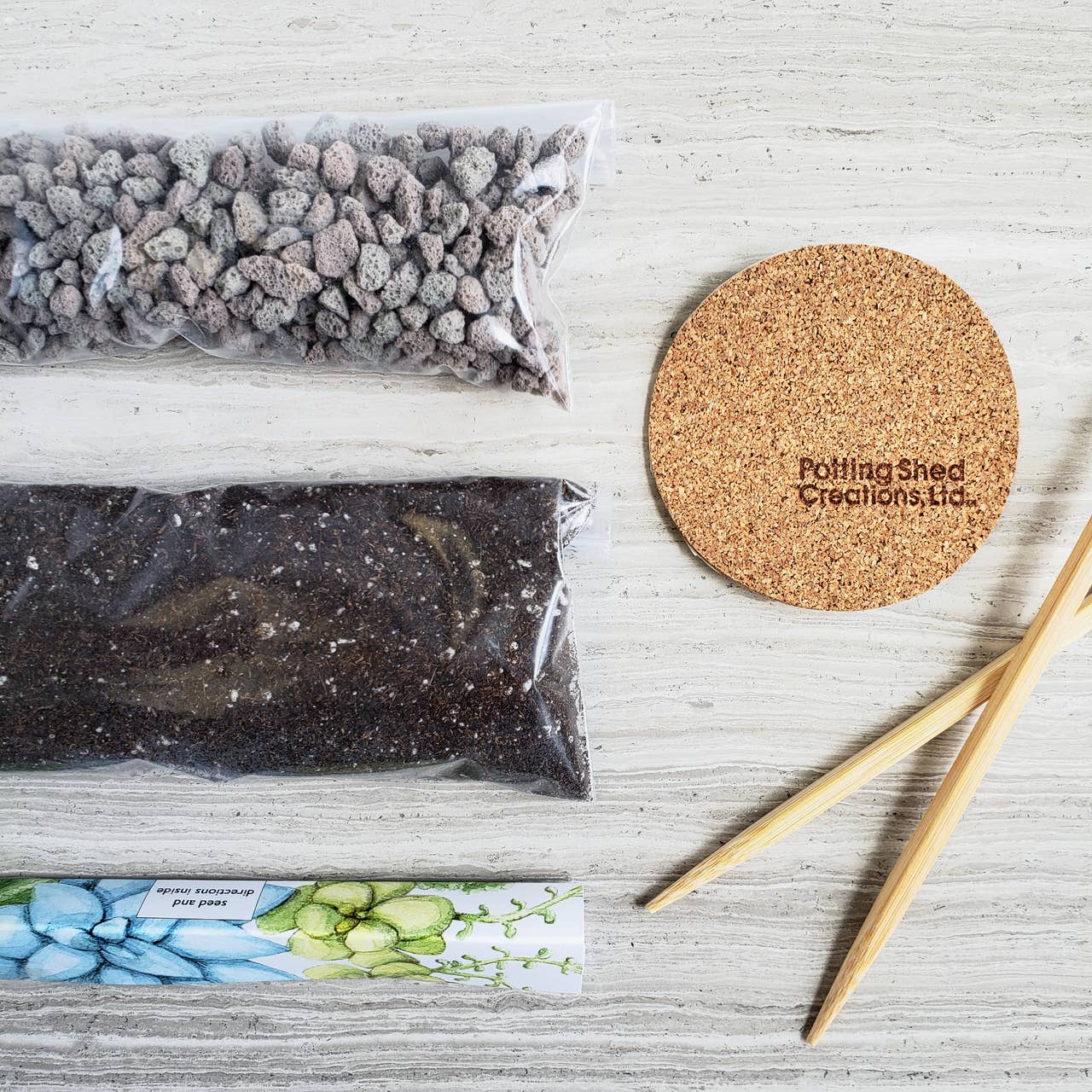 Succulent Terrarium | Gift idea: Vertical Terrarium