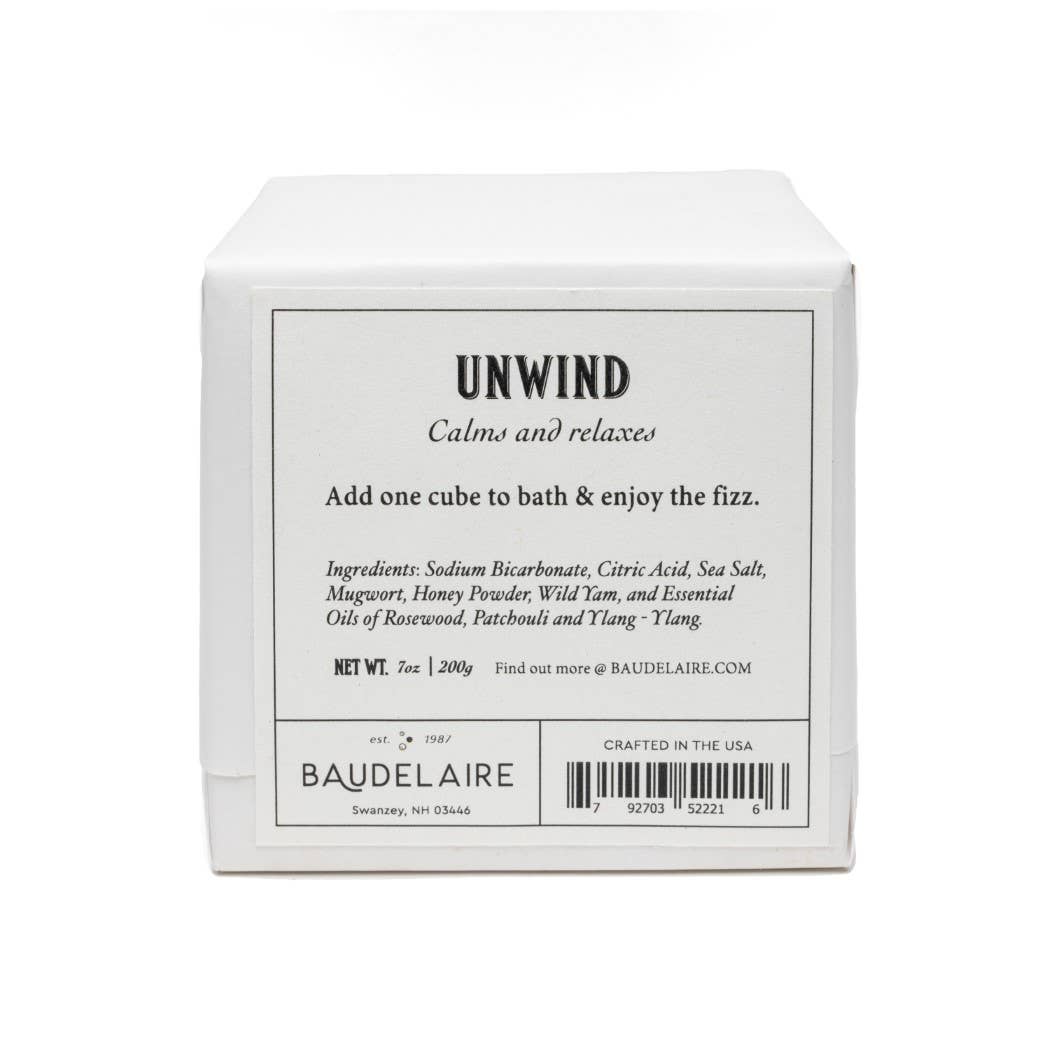 Unwind Effervescent Cube 7oz