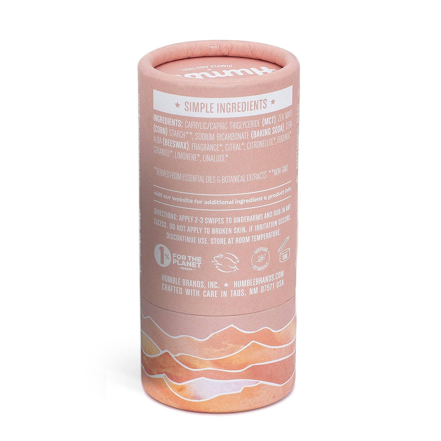 Humble Moroccan Rose deodorant- Plastic Free