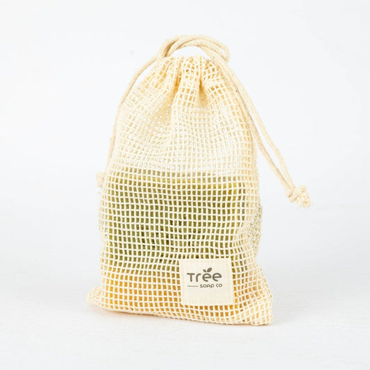 Cotton Mesh Soap Bag