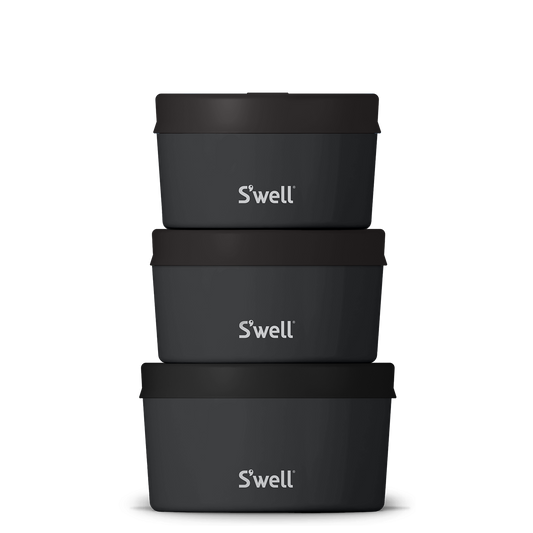 Swell Food Canister Set Onyx