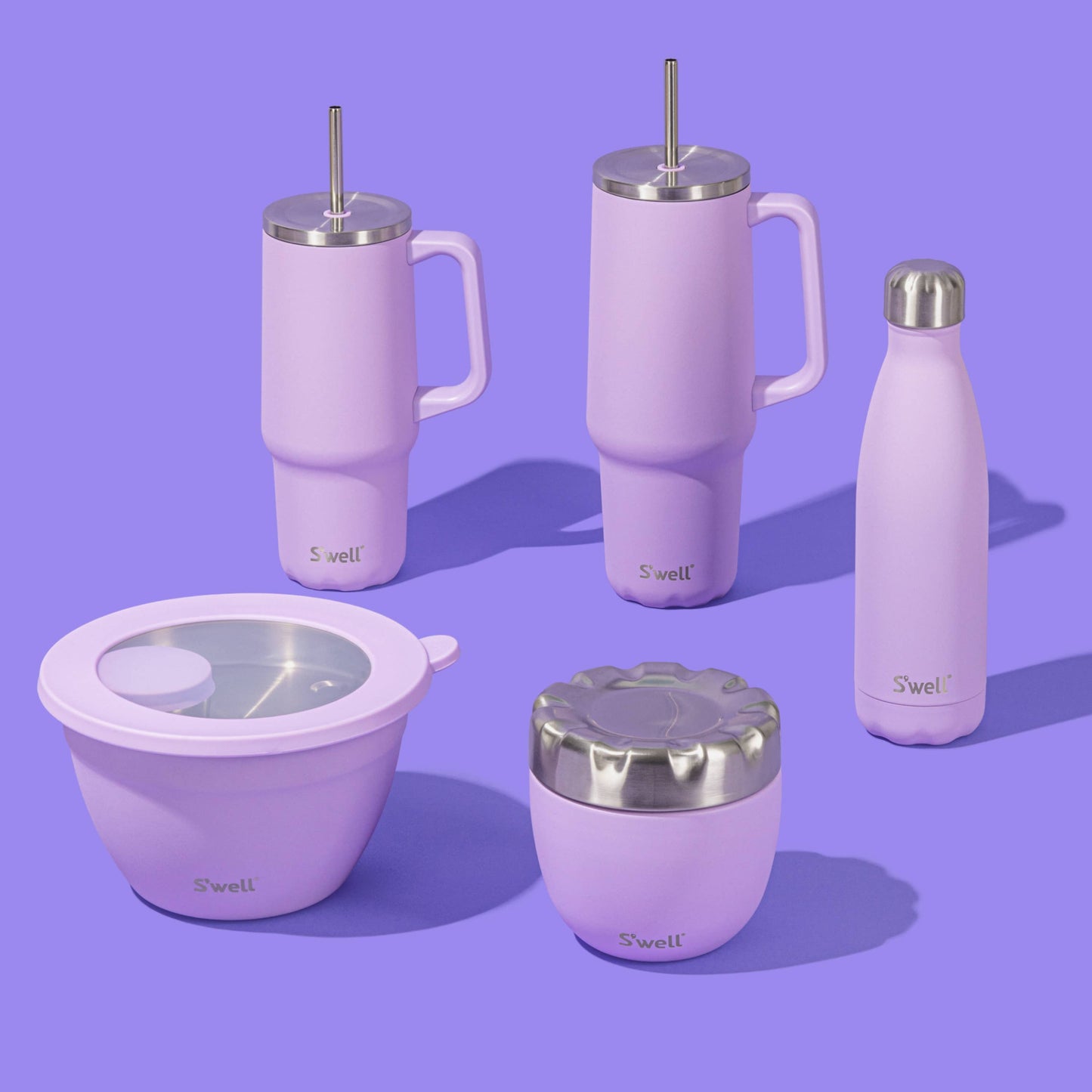 Swell Salad Bowl Kit Lilac