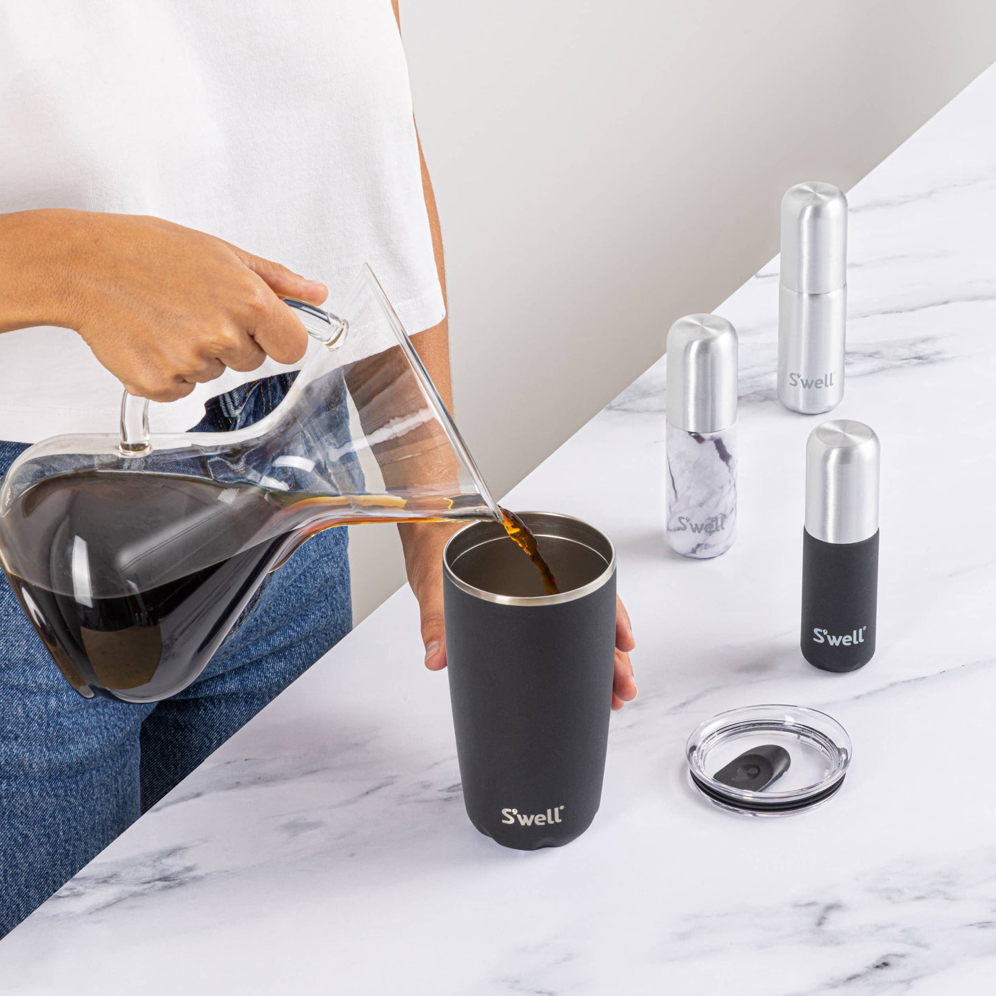 Swell Travel Bottle Set Onyx