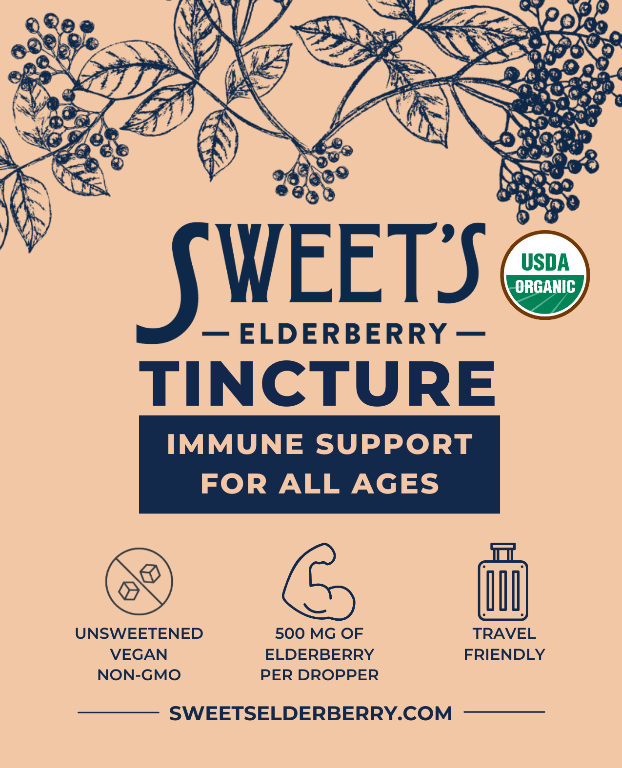 Sweet’s Daily Defense Tincture - 2 oz Gift / Travel Size
