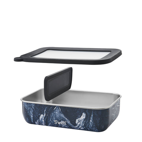 Swell Azurite Marble Bento Box