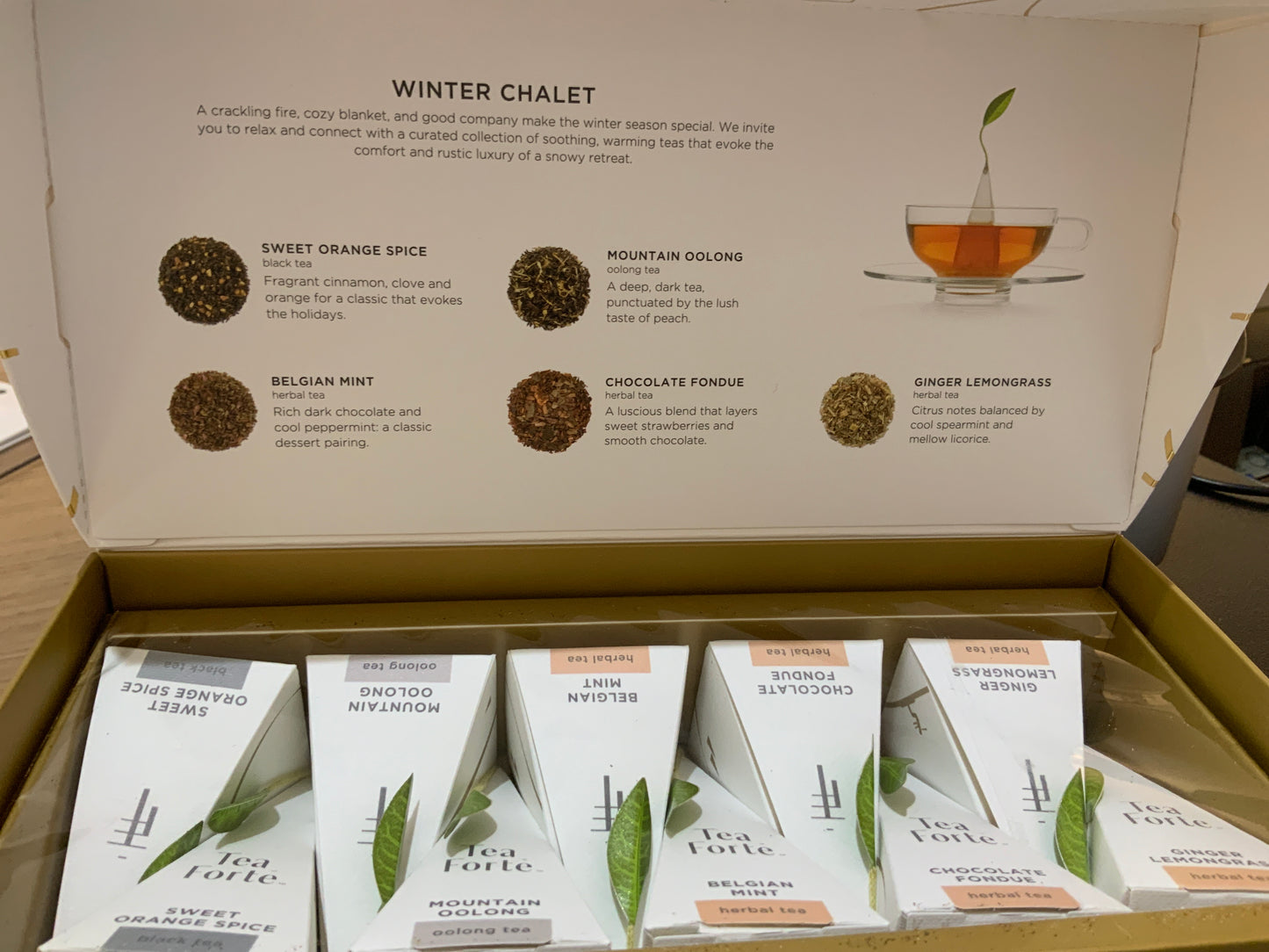 Tea Forte Winter Chalet