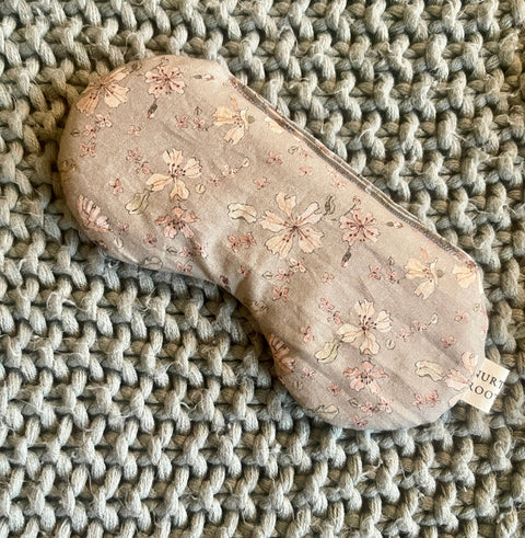 Hot & Cold Shaped Eye Pillow: Floral / Unscented