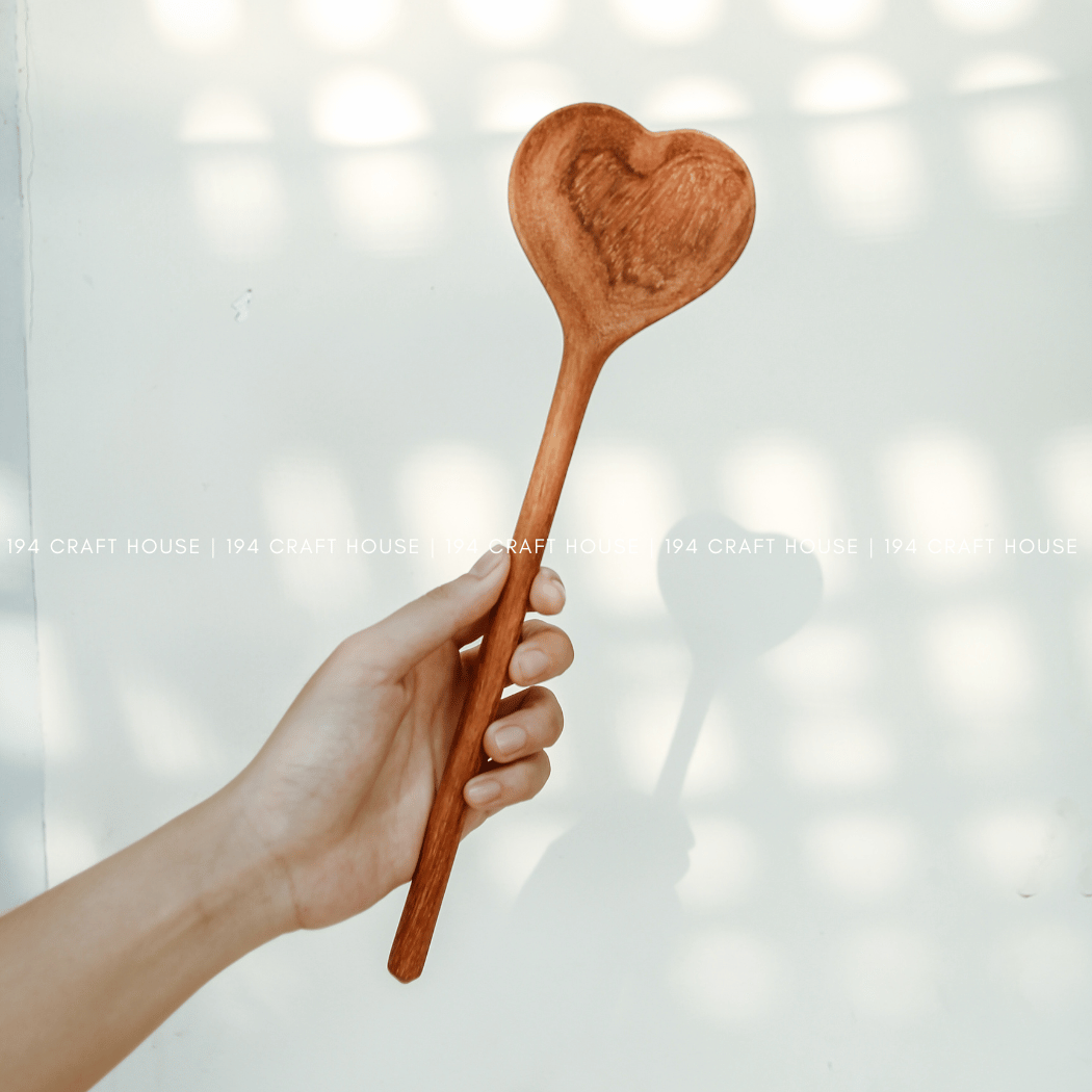 Joy Wooden Heart Spoon - Christmas Gifts
