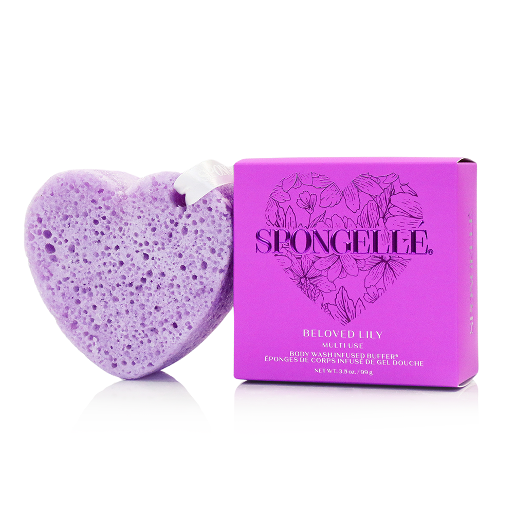 Spongelle Beloved Lily Heart Buffer