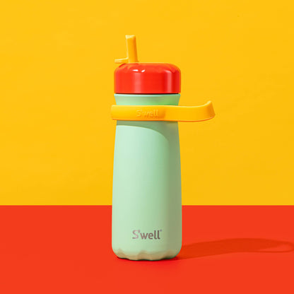Swell 16oz Spring Green Traveler with Flip Straw Lid