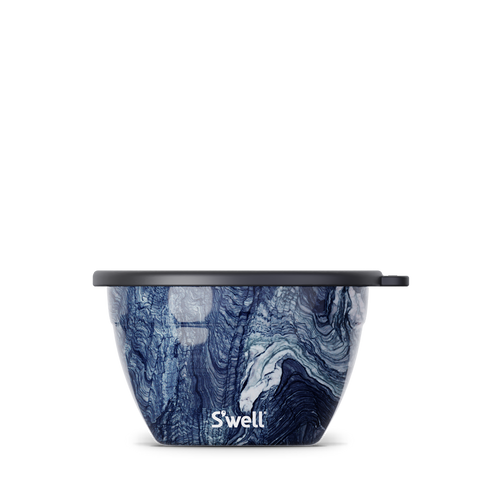 SWELL Azurite Marble Salad Bowl Kit-64oz