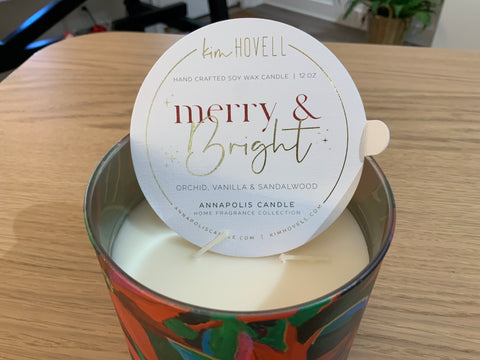 Annapolis Candle Kim Hovell Collection Merry & Bright