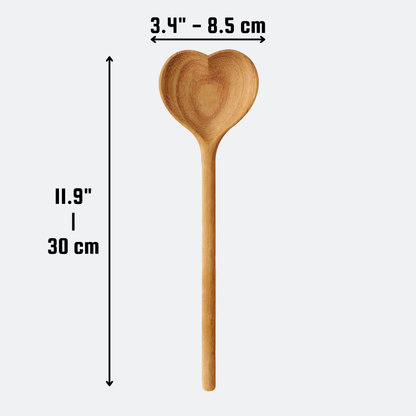 Joy Wooden Heart Spoon - Christmas Gifts