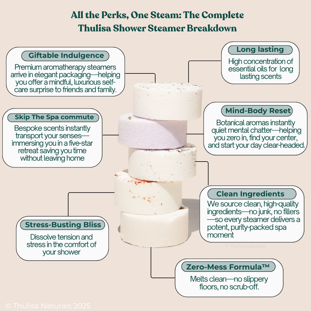 Thulisa Flawless, My Dear Shower Steamers – French Lavender Lemon