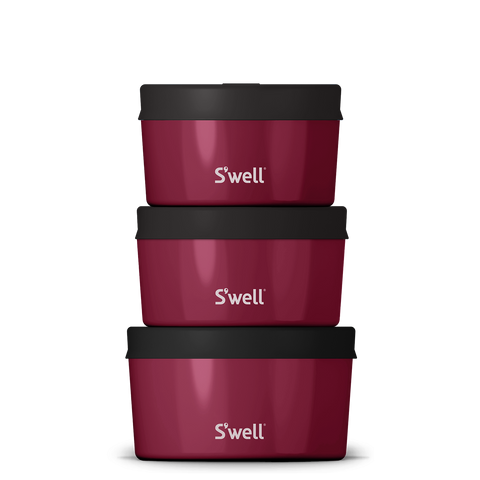 Swell Food Canister Set Wild Cherry: Food Caniister Set Wild Cherry