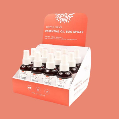 Essential Oil Bug Spray Insect Repellent Display: 20 + Display / 2 oz