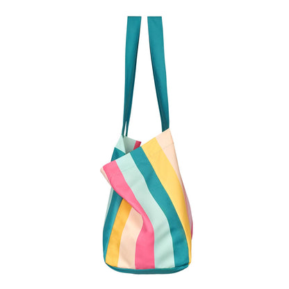 Dock & Bay Everyday Tote Bag - Coastal Candy: Medium (15x7")