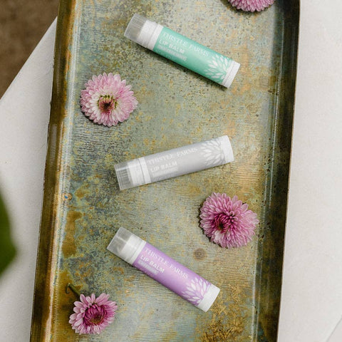 Lip Balm Trio Set - Lavender, Tea Tree Mint, Unscented