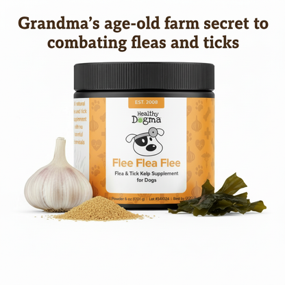 Flee Flea Flee Natural Yeast & Garlic Formula Dog Supplement