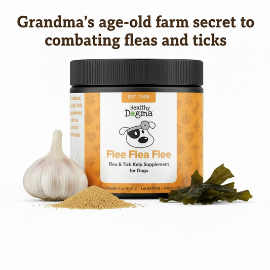 Flee Flea Flee Natural Yeast & Garlic Formula Dog Supplement