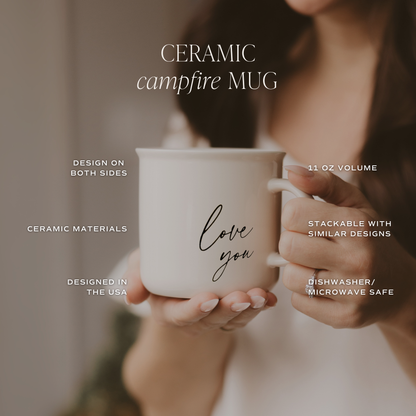 Sweet Water Decor Love You 11oz Campfire Coffee Mug - Home Decor & Gifts