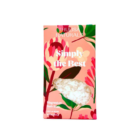 Christmas Lily and Rose Magnesium Bath Salt  Soak