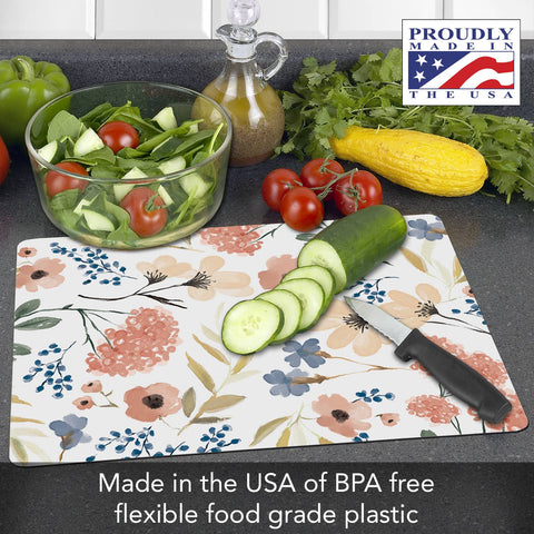 "Meadow"  Designer Flexible Cutting Board Mat