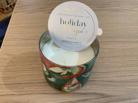 Annapolis Candle  Limited Edition Kim Hovell Holiday Magic Candle