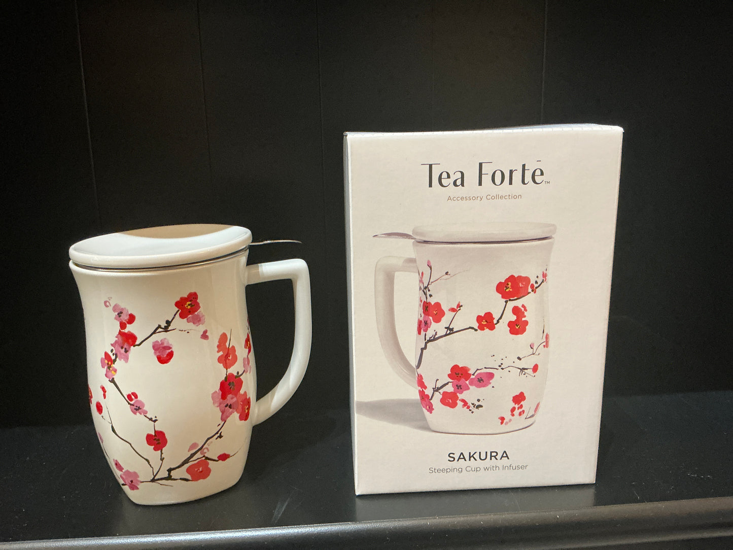 Tea Forte Sakura Steeping Cup with Infuser
