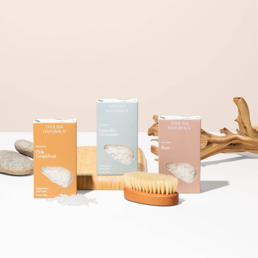 Thulisa Naturals Pink Grapefruit Aromatherapy Magnesium Bath Salt Soak