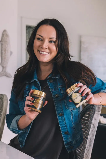 Generation Bee All-Natural Sugar & Salt Body Scrub - 8 oz Glass Jar