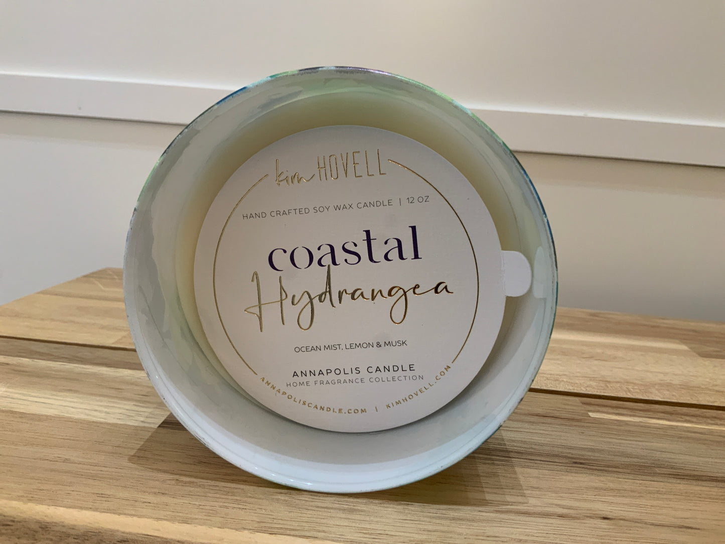 Annapolis Candle COASTAL HYDRANGEA 3 wick candle Kim Hovell