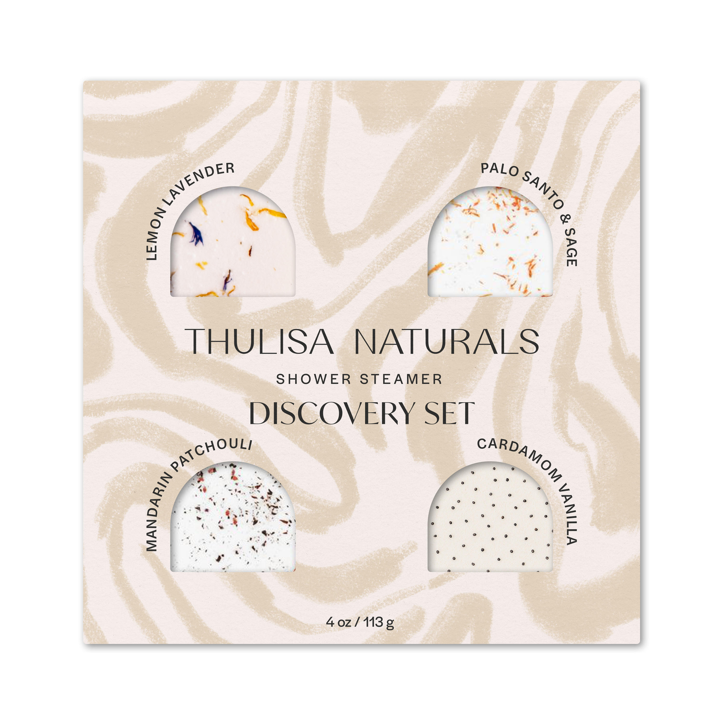 Thulisa Naturals Shower Steamer Discovery Gift Set (4-Pack)
