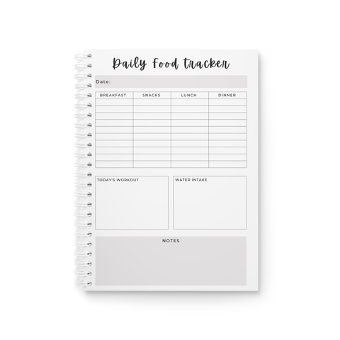 Daily Food Tracker Diary