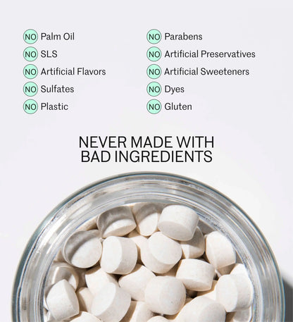 Bite Toothpaste Bits with Fluoride - 2oz - Mint