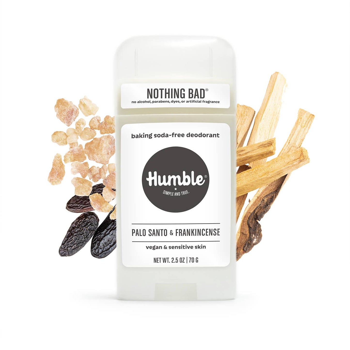 Humble Brands Palo Santo & Frankincense Vegan & Sensitive Deodorant